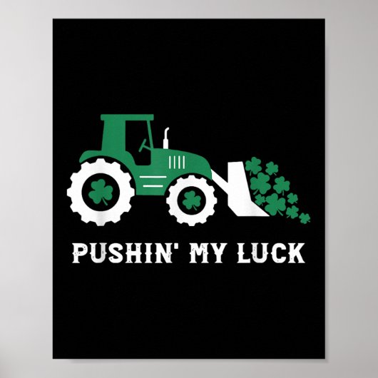 プシュインマイラック幼児トラクターボーイSt patricks day ポスター (正面)