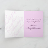 プシンプルレジャーズクリスマスカード シーズンカード (内部)