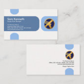 プシンプルレーンクリエイティブブルータブ 名刺 (正面/裏面)