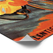 プジョーのサイクル – ヴィンテージ自転車ポスター ポスター (角)