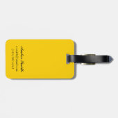 プジョーの自動車昇進ポスター ラゲッジタグ (裏面横)