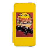 プジョーの自動車昇進ポスター INCIPIO iPhoneウォレットケース (フォリオ 正面)