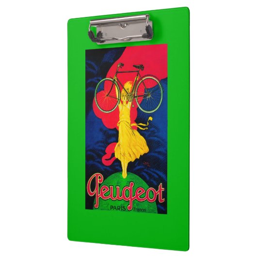 プジョーの自転車のヴィンテージPosterEurope クリップボード (左)