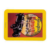 プジョー自動車宣伝ポスター マグネット (横)