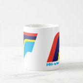 プジョー205ターボラリーカーシンボル コーヒーマグカップ (中央)