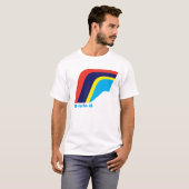 プジョー205ターボラリーカーシンボル Tシャツ (正面フル)