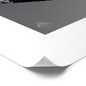 プジョー504クーペポスターイラストレーション ポスター (角)