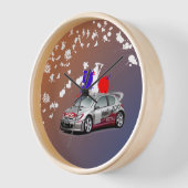 プジョー・スポーツ 壁時計 (傾斜)