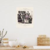 プチエコーデラモードヴィンテージフランスのファッション ポスター (キッチン)