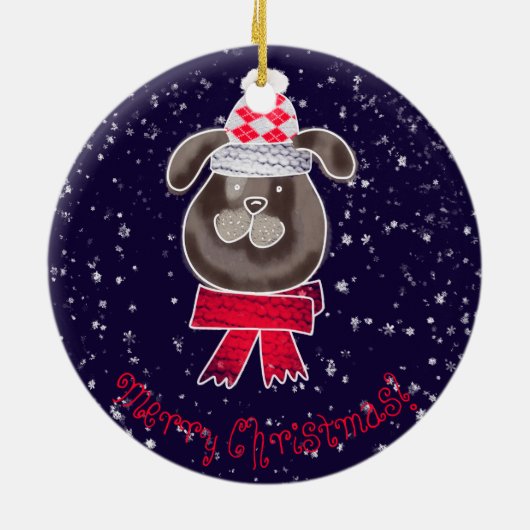 プチエンデノエールアヴェックヌエシャルペトリコテエ セラミックオーナメント (裏面)