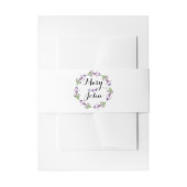 プチカントリーガーデンリース結婚ズ 招待状ベリーバンド (正面例)