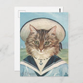 プチガルソンのメールチャット ポストカード (正面/裏面)