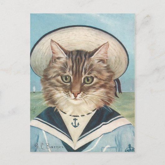 プチガルソンのメールチャット ポストカード (正面)