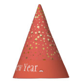 プチゴールデンスターズハッピーニューイヤーハットコーラル パーティーハット (右)