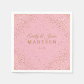 プチゴールデンスター結婚ズ紙ナプキンス スタンダードカクテルナプキン (正面)