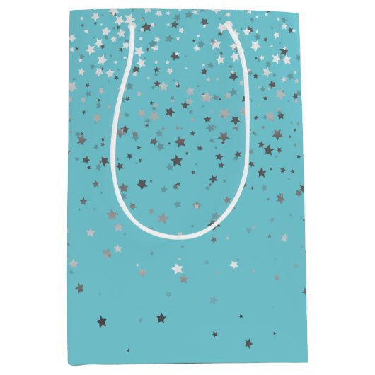 プチシルバースターズ抱き枕インターコイズ ミディアムペーパーバッグ (正面)