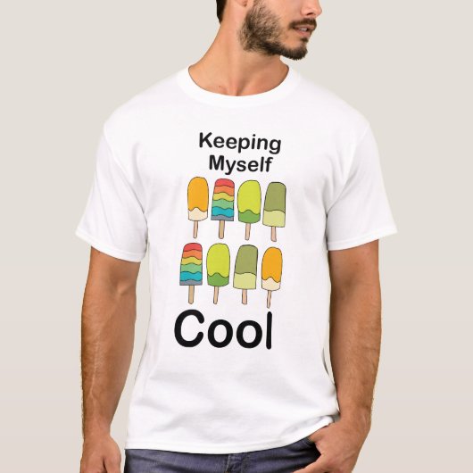 プチジェラートで涼しく 夏 Tシャツ (正面)
