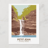 プチジャン州パークアーカンソーヴィンテージ ポストカード (正面)