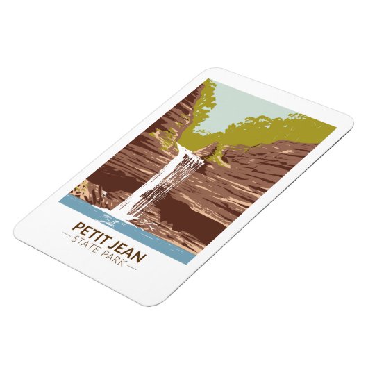 プチジャン州パークアーカンソーヴィンテージ マグネット (左側)