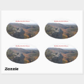 プチジャン州パークアーカンソー 楕円形シール (シート)