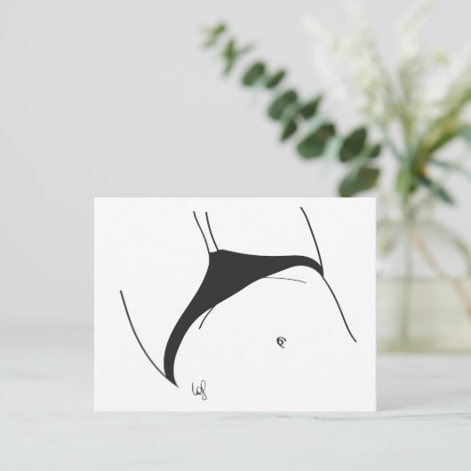 プチスリップまたは滑ることノア ポストカード (スタンド正面)