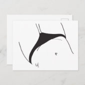 プチスリップまたは滑ることノア ポストカード (正面/裏面)