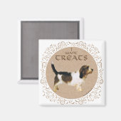 プチバセットグリフォンベンデーントリート マグネット (正面/裏面)