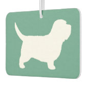 プチバセットグリフォンベンデーンPBGVシルエット カーエアーフレッシュナー (左)