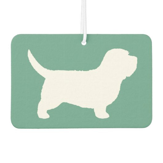 プチバセットグリフォンベンデーンPBGVシルエット カーエアーフレッシュナー (正面)