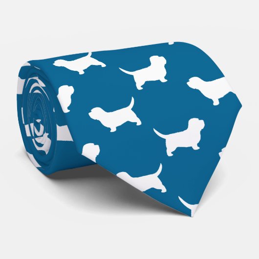プチバセットグリフォンベンデーンPBGVシルエット ネクタイ (ロール)