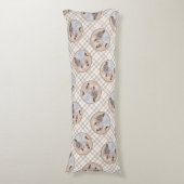 プチバセットグリフォンヴァン絵を描デンのPBGVドッグアート ボディピロー (正面縦)