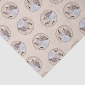 プチバセットグリフォンヴァン絵を描デンのPBGVドッグアート 薄葉紙 (詳細)