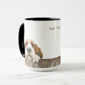 プチバセットグリフォンヴェンデーンドッグマグ マグカップ (正面左)