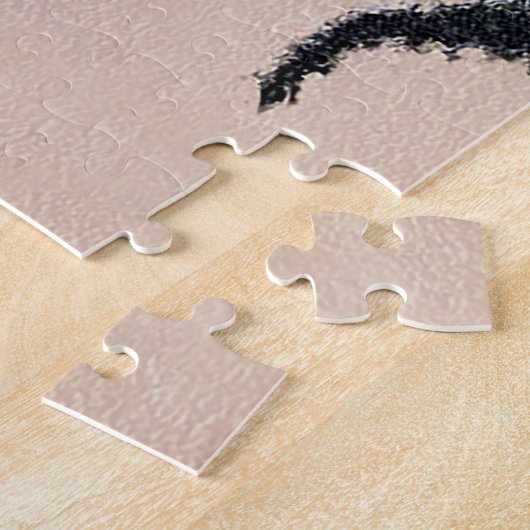 プチバセットグリフォン絵画ヴァンデンズドッグアート ジグソーパズル (側面)