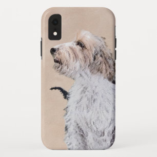 プチバセットグリフォン絵画ヴァンデンズドッグアート iPhone XRケース