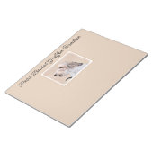 プチバセットグリフォン絵画ヴァンデンズ – ドッグアートNo ノートパッド (アングル)