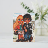 プチパップボッツリド ポストカード (スタンド正面)