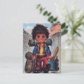 プチパップボットのボイジャー ポストカード (スタンド正面)