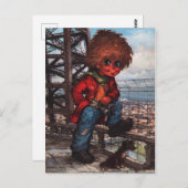 プチパッボアラトゥールエッフェル ポストカード (正面/裏面)