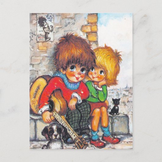 プチパンプボットのミュージシャン ポストカード (正面)