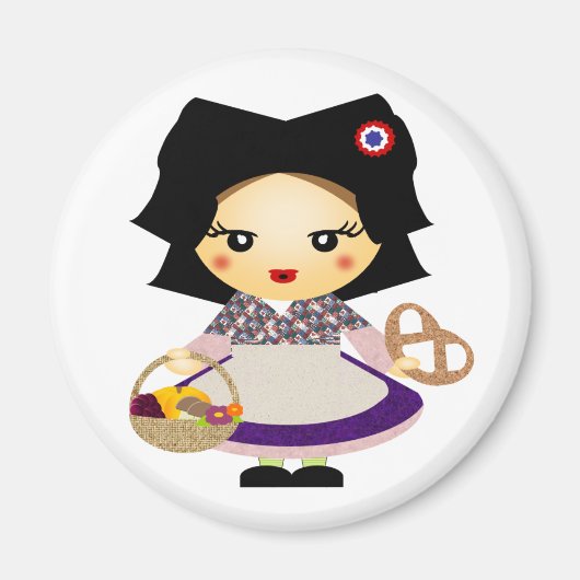 プチフィルアルセキエンヌ マグネット (正面)