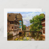 プチフランス、ストラスブールの木骨造りの家々 ポストカード (正面/裏面)