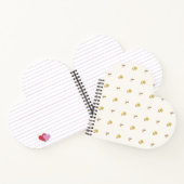 プチブロッサムイエローブラウン ノートブック (内部)