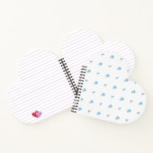 プチブロッサムブルー ノートブック (内部)