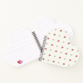 プチブロッサムレッドグリーン ノートブック (内部)