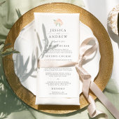 プチブーケ結婚のメニューカード | Peach メニュー