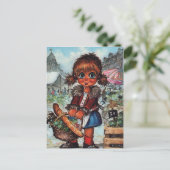 プチポルトポルトボットオマルシェ ポストカード (スタンド正面)