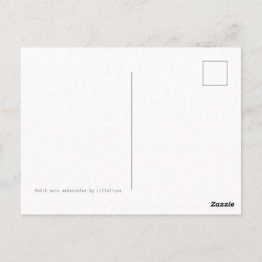 プチポワ  ポストカード (裏面)