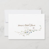 プチワイルドフラワーハネムーンファンドカード 招待状 (裏面)