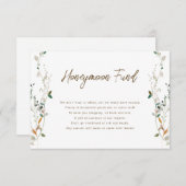プチワイルドフラワーハネムーンファンドカード 招待状 (正面/裏面)